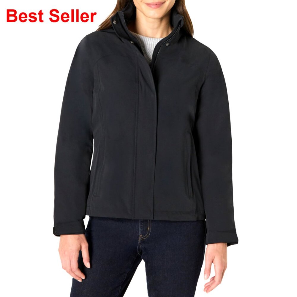 Regular-Fit Packable Lightweight Waterproof Rain … - image 1